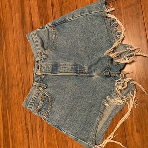 Levi’s 501 high rise shorts